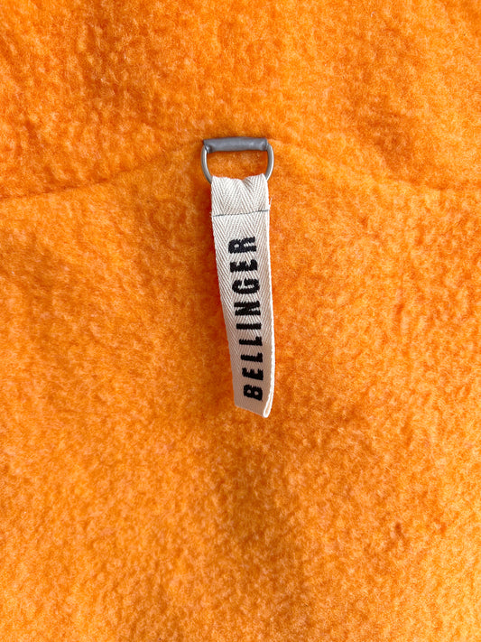 B_Cloud orange Vest, handmade vest by Anne Bellinger, Copenhagen — view 2