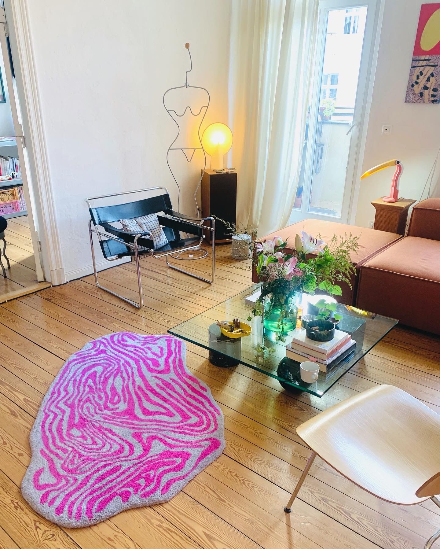 Kadda, handmade rug by Anne Bellinger, Copenhagen — view 2