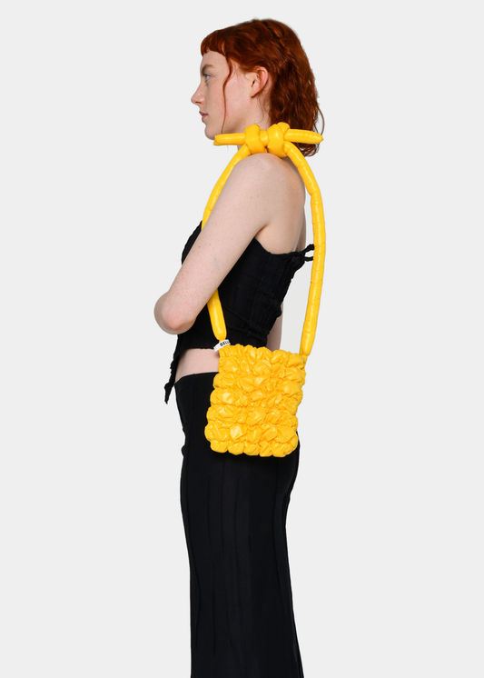 BB yellow Bag, handmade bag by Anne Bellinger, Copenhagen — view 2