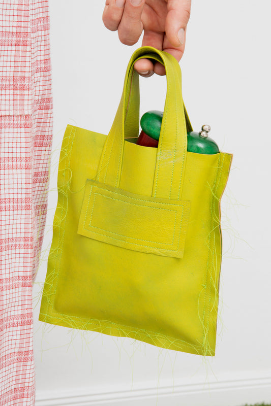 Picazza Leather Bag, handmade leather bag by Anne Bellinger, Copenhagen