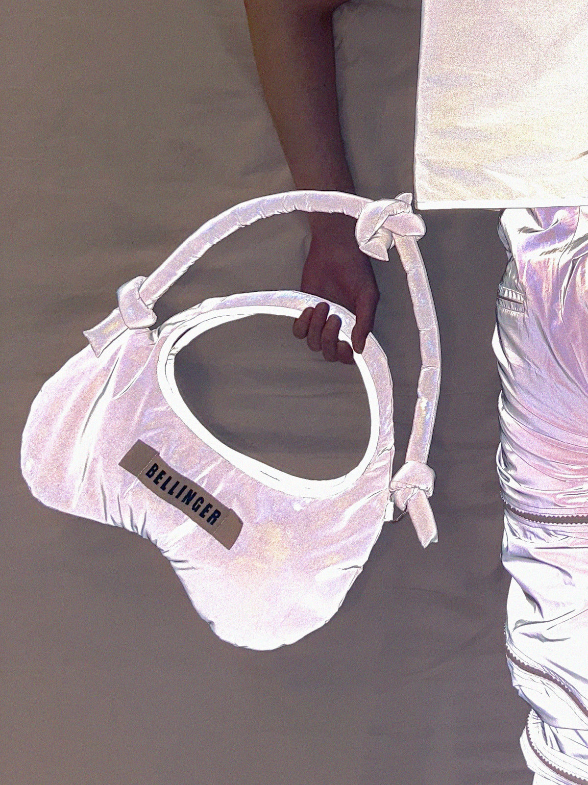 B_Cloud Reflector Bag, handmade bag by Anne Bellinger, Copenhagen — view 2
