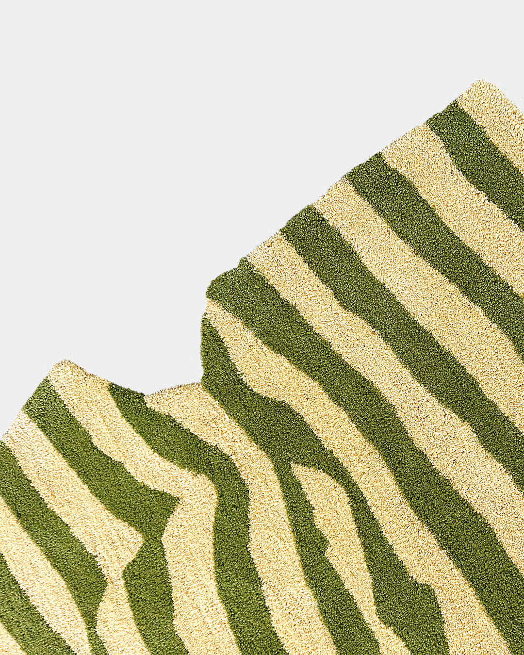 PICAZZA Rug Green & Cream