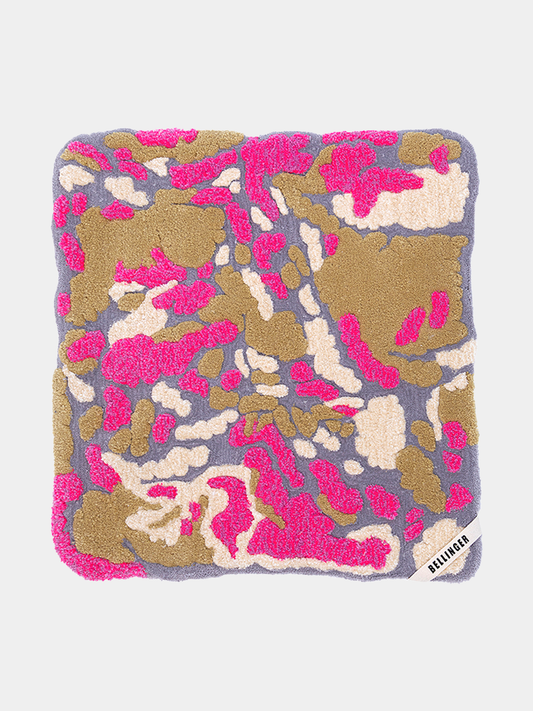 Blow me rug 0.95m x 0.95m, handmade rug by Anne Bellinger, Copenhagen